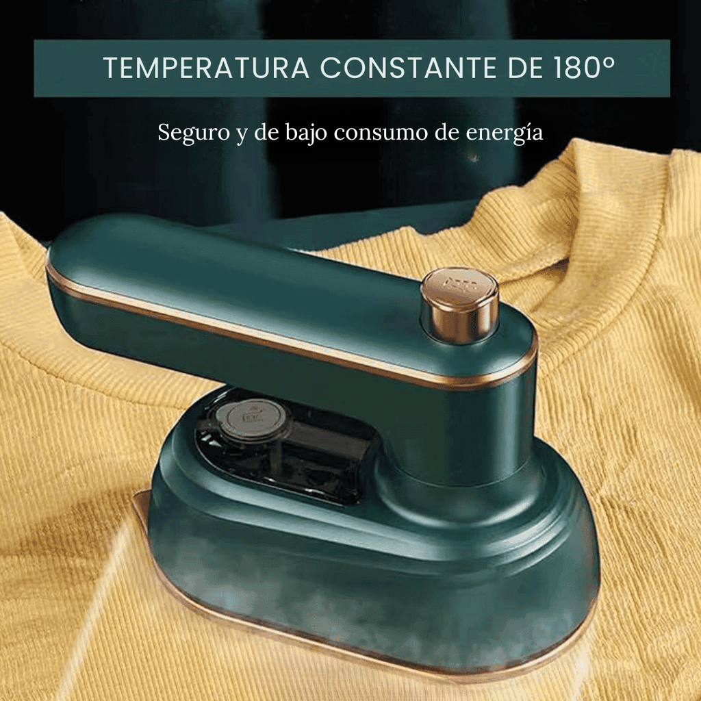 ¡Plancha de Vapor Portátil: Ropa Impecable en Segundos!